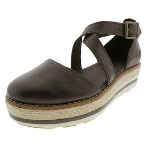 Timberland Emerson Green Espadrilles Platforms 7.5